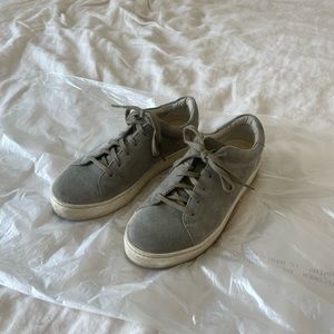 Vagabond Olive Sage Green Suede Sneakers Size 6